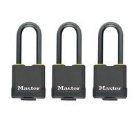 Master Lock Excell Weather Tough Padlock Multi Colour (48mm - Keyed Alike X 3)