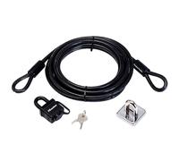 Master Lock 8271EURDAT Garden Security Kit With Lock Anchor & Cable 4.5M