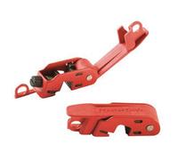 Master Lock Griptight Standard Circuit Breaker Lockout in Red Master Lock Red