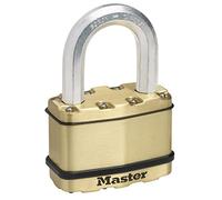 Masterlock Excell Brass Finish Padlock 64mm Standard