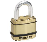Master Lock M1BEURD Excell™ Brass Finish 45Mm Padlock 4-Pin