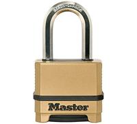 Master Lock Excell Zinc Padlock (H)50mm (W)50mm