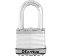 MASTER LOCK Heavy Duty Padlock, Security Level 9/10, Outdoor, Keyed, Laminated