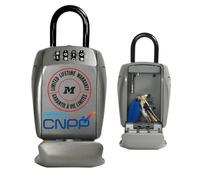 Master Lock 5414EURD 5414E Portable Shackled Combination Reinforced Security Key Lock Box