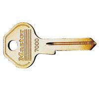 Master Lock K7000 Single Keyblank in Gold Master Lock Gold