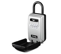 Master Lock Key Lock Box, Outdoor Lock Box with Light Up Dials, Key Safe with Combination Lock, 6 Key Capacity, 5424EC