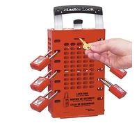 Master Lock 503RED Latch Tight Red Group Lockout Box-Portable or Wall Mount, 36.2 cm x 18.3 cm x 10.4 cm