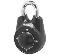 Master Lock Locker Lock 1500iD Set Your Own Directional Combination Padlock, 1 Pack, Black