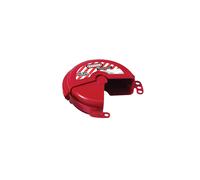 Master Lock Lockout Gate Valve Cover 50-125Mm (2-5In) in Red Master Lock Red