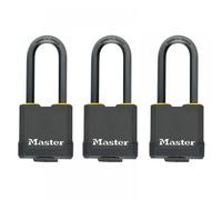 Master Lock M115TRILF Excell Weather Tough 45mm Padlock 4 Pin- Keyed Alike x 3