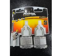 Master Lock M1EURT Excell™ Laminated Steel 45Mm Padlock - 24Mm Shackle - Keyed Alike X 2