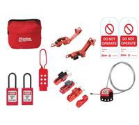 Master Lock Maintkit-En General Maintenance Lockout Kit, 11 Piece Mlksmaintkit