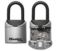 MASTER LOCK Mini Portable Key Safe [XS Size] [Outdoor]- 5406EURD - Key Lock Box with Shackle, Gray