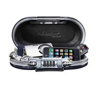 Master Lock Mini Travel Safe with Cable - 5900EURD Black, White