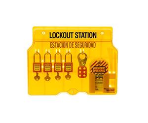 Master Lock ML1482 Lockout Station, 4-Lock