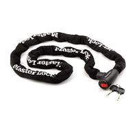 MASTER LOCK Motorcycle Chain Lock [Key] [2 m Chain] 8292EURDPS - Ideal for Motorcycle Black