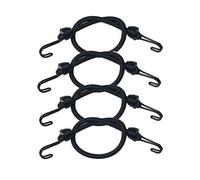 Master Lock Multicolour Bungee Cord With Hooks (Dia)4mm (L)0.25M, Pack Of 4
