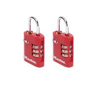 Master Lock TSA 3 Digit Combi Travel Padlocks - Set of 2
