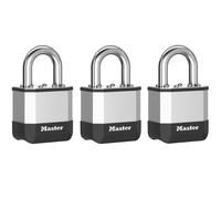 Master Lock PK1EURTRI Elite™ Laminated 45Mm Padlock - 25Mm Shackle (Pack Of 3)
