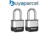 Master Lock PK5EURTLF Elite Laminated 52mm Padlock - 38mm Shackle (Pack of 2) ML