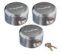 Master Lock Pro Series - (3) Hidden Shackle Padlocks Keyed Alike 6271KA-3
