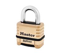 Master Lock Proseries Brass 4 Digit Padlock 57Mm in Gold Master Lock Gold