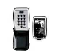 MASTER LOCK Push-Button Key Safe Wall Mounted, Medium 79 x 117 x 52 mm, Outdoor, Mounting Kit, for Home Office Industries Vehicles