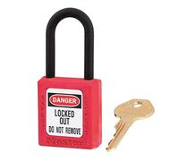 Master Lock 406RED Lockout Padlock - 38Mm Body & 6Mm Composite Nylon Shackle