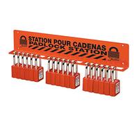 Master Lock S1518 Lockout Tagout Padlock Rack