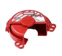 Master Lock S3910 Lockout Tagout Pressurized Gas Valve Lockout, Red, 11.2 cm x 9.4 cm x 3.0 cm