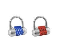 Master Lock Set Your Own Combination Padlock, Gym Locker Locks with Code for Securing Indoor Valuables, Color May Vary, 2 pk, 1523EC2