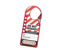 Master Lock Snap-On Hasp Lockout Labelled MLKS427