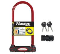 Master Lock Sold Secure Bike D Lock, Key, 280 x 110 mm
