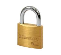 Master Lock V Line Brass 40Mm Padlock - Keyed Alike 2341 in Gold Master Lock Gold