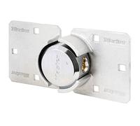 MASTER LOCK Van Lock and Hasp with Key, Zinc and Hardened Steel, Key, 307 x 81 x 251 mm, Silver
