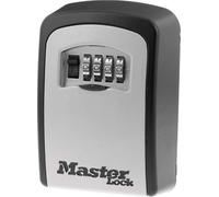 Master Lock Wall Mount Key Lock Box, Outdoor Wall Mounted Lock Box for House Keys, Key Safe with Combination Lock, 5 Key Capacity, 5401EC