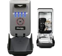 MASTER LOCK Wall Mounted Light Up Dial Key Safe, Medium 72 x 126 x 52 mm, Grey,