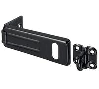 Master Lock Wrought Steel Hasp Matt Black 115Mm in Silver Master Lock Silver