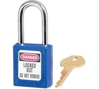 Master Lock ML410BLU Keyed Different Padlock, Blue, 9.0 cm x 4.7 cm x 2.7 cm
