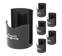 Master Magnetics 07583X6 Magnetic Cup Caddy, 3.5" Length, 3.5" Width, 4.625" Height, Black (Pack of 6)