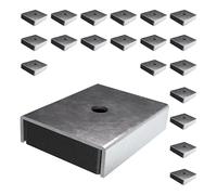Master Magnetics | Magnetic Latch Channel Assembly, 1" Long, 0.875" Wide, 0.25" High, 7 Pounds Pull CA403CNX20 (Silver, Pack of 20)