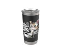 Master Manipulator: The Cat's Guide to Human Emotions Stainless Steel Insulated Tumbler