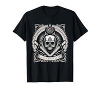 Master Mason, Skull Square and Compass Freemason / Masonic T-Shirt