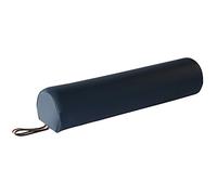 Master Massage 3/4 Neck Roll, Knee Roll, Support Pad for Massage, Physiotherapy with PU Cover - Black