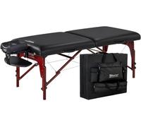 Master Massage 70cm Wide, 7.6cm Memory Foam Montclair Portable Massage Table W/Carry Bag, Capacity: 340KG Massage Couch Beauty Bed Spa Table, Reiki Shiatsu