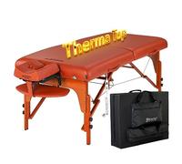 Master Massage 70cm Wide Santana Heating Top Portable Massage Table W/Carry Bag, Capacity: 300KG, Warming Therma-Top Temperature Setting System Massage Couch Spa Beauty Bed Tattoo Table (UK Plug)