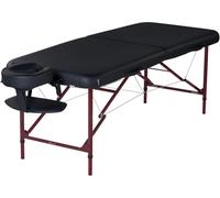 Master Massage 71cm Black Zephyr Portbale Massage Table, Light Weight Table Package, Ideal for Mobile Massage Therapy