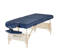 Master Massage 71cm Coronado Portable Massage Table Pro Package- Adjustable Height, Working Capacity of 750 lbs. and 7.6cm Foam Cushioning- Massage Couch Tattoo Bed, Lash Table- Royal Blue