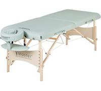 Master Massage 71cm Paradise Portable Massage Table-Massage Couch Folding Spa Bed-Foldable Beauty Facial Lash Tattoo Bed for Salon Use, Lightweight Wooden Massage Bed for mobile massage