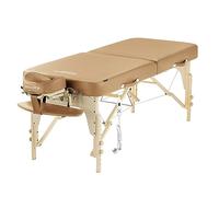 Master Massage 71cm Phoenix TT in Otter with Heating Top and 7.6 cm Memory Foam Portable Massage Table, Spa Salon Facial Beauty Bed